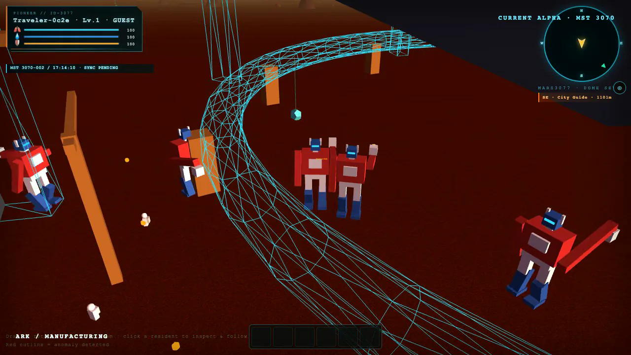 Ark manufacturing systems operating in the current alpha